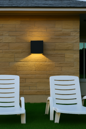 APLIQUE LED EXTERIOR UP & DOWN CUADRADO