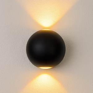 APLIQUE LED EXTERIOR  ESFÉRICO UP & DOWN