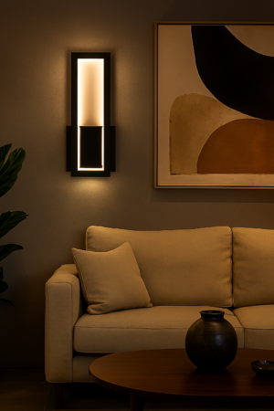 APLIQUE DE PARED LED  DE DOBLE MARCO