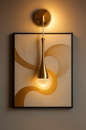 LÁMPARA DE MURO LED DECORATIVA ESTILO GOTA