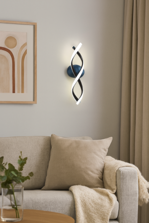 APLIQUE DE PARED LED CINTA RETORCIDA
