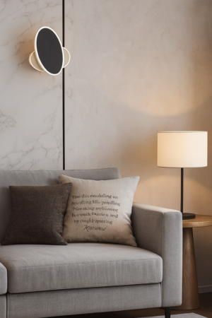 APLIQUE DE PARED LED OVALADO CON HALO