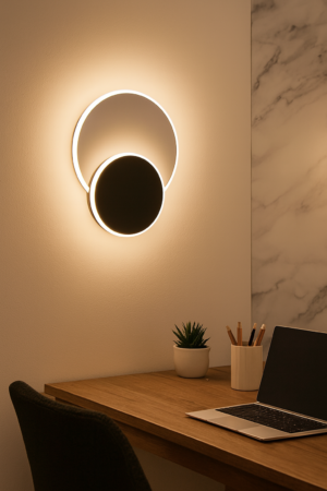 APLIQUE DE PARED LED ORBE DUAL