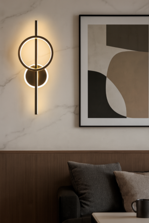 APLIQUE DE PARED LED TRÍADA GEOMÉTRICA