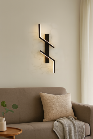 APLIQUE DE PARED LED CINTA ZIGZAG