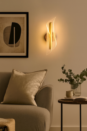 APLIQUE DE PARED LED VIDRIO FLUJO