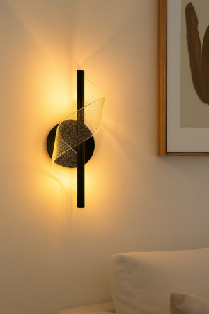 APLIQUE DE PARED LED  HÉLICE PUNTEADA