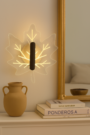 APLIQUE DE PARED LED HOJA DE ARCE