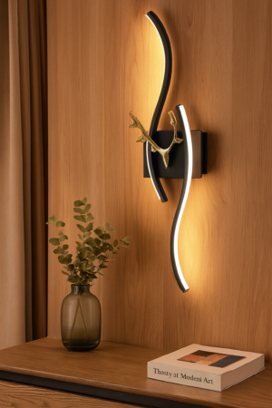 APLIQUE DE PARED LED CIERVO CURVADO