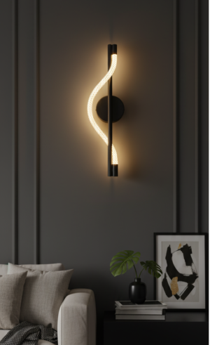 APLIQUE DE PARED LED PENDULO FIBRA