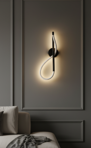 Aplique_95 APLIQUE DE PARED LED LAZO NORDICO