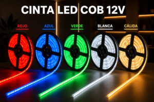 CINTA LED COB 12V Cinta LED COB 12V Rollo x 6 Metros
