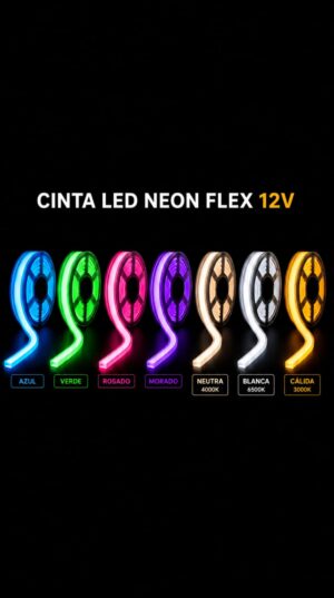 Cinta led neon flex 3 Cinta LED Neon Flex 12V Por Metro